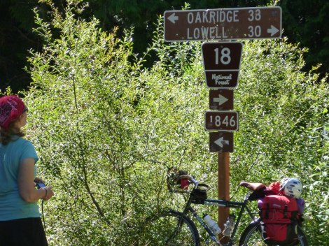 JP at the crossroads. Should we go back to Oakridge and do it all again? Not today!