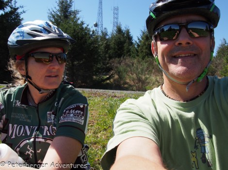 Taking a break at the top!