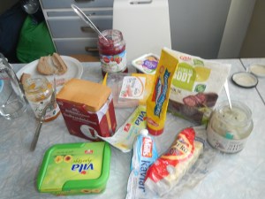 Yummy Breakfast Foods -in a tube