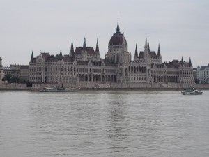 Parliament house on the Danube