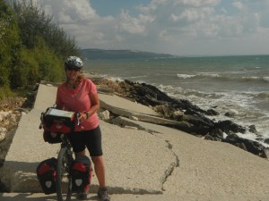 Walking the broken cement