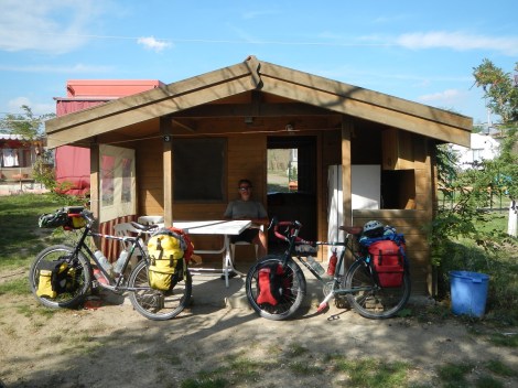 Camping west of Silivri.