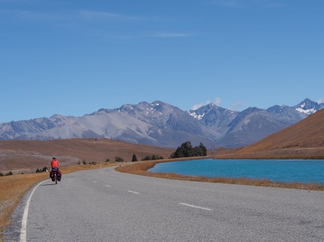 Riding the Tekapo Canal