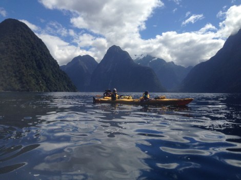 Kayaking in the Milford Sound - 