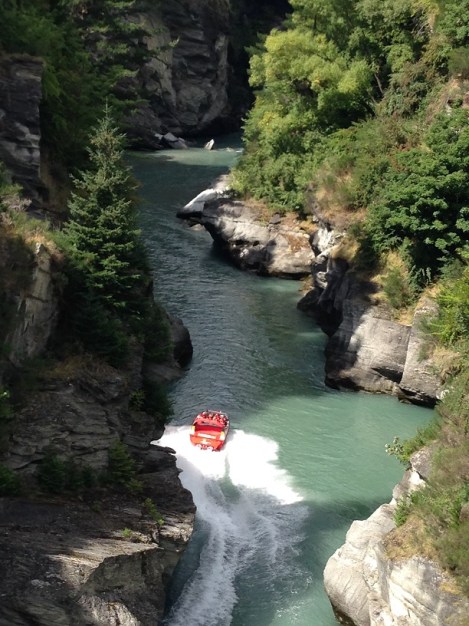 Jet boating on Shotover canyon - just outside Queenstown