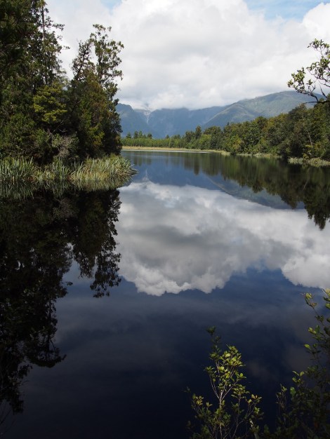 Lake Mathison - near Franz Joseph Glacier township. 
