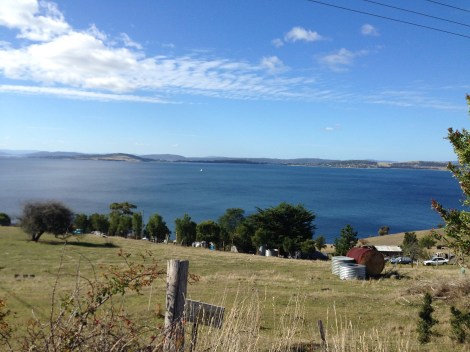 Looking out to Bruny island from Tinderbox beach. 