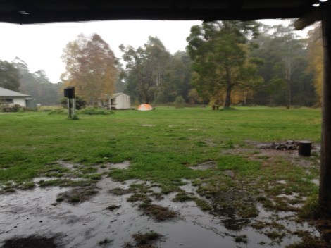 Rained out in Weldborough. 