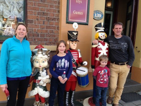 Brian, Vicky, Tom and Haily in Latrobe